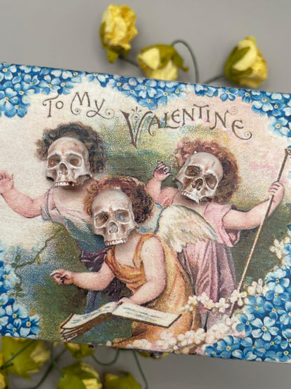 Skull and Cherub Gothic Box