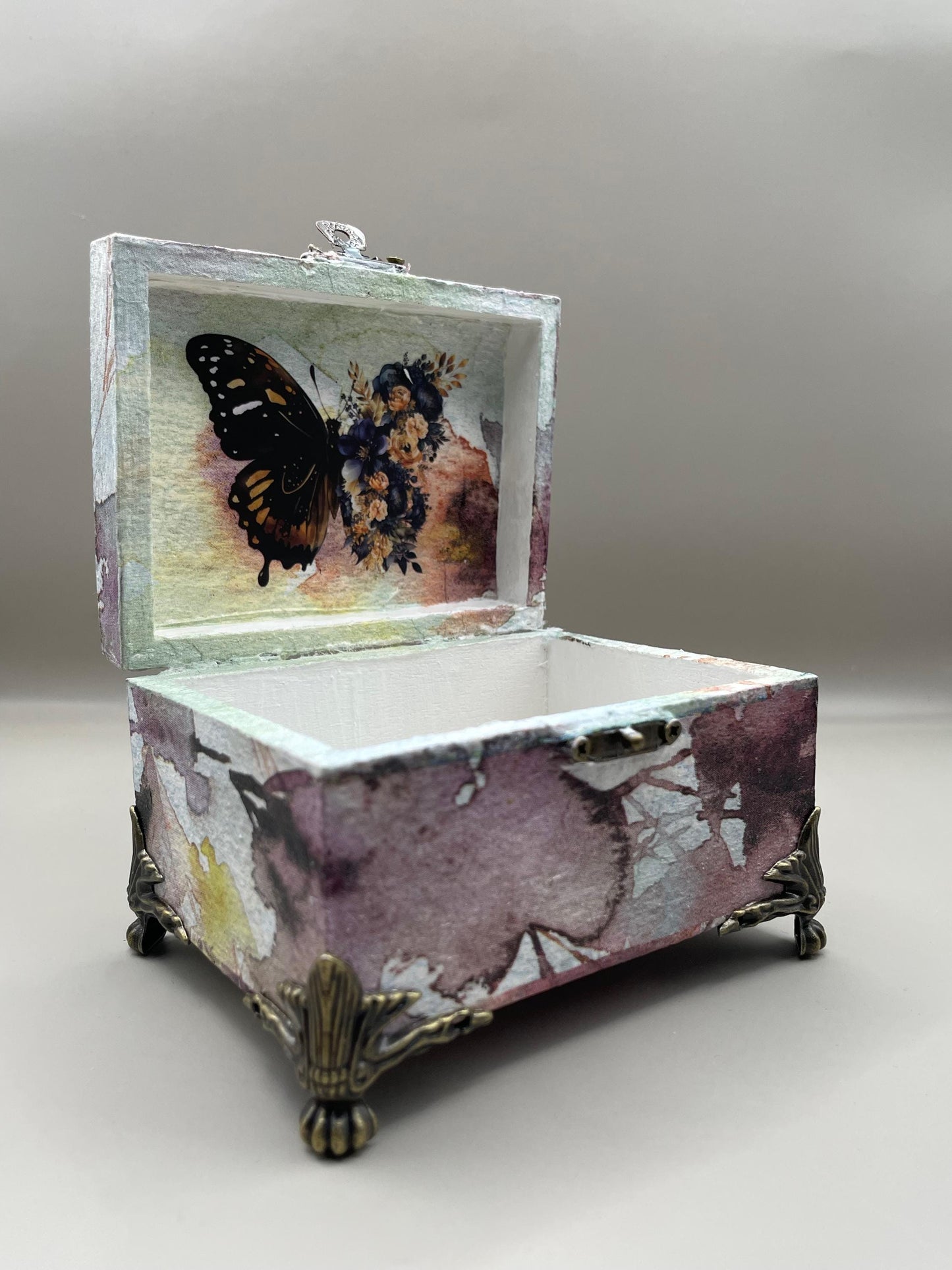Skull and Cherub Gothic Box