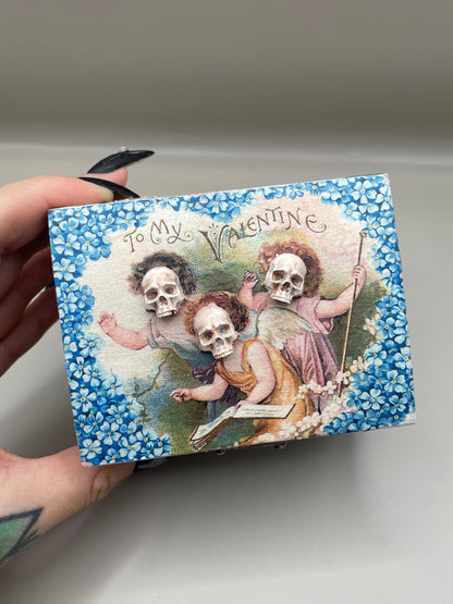 Skull and Cherub Gothic Box