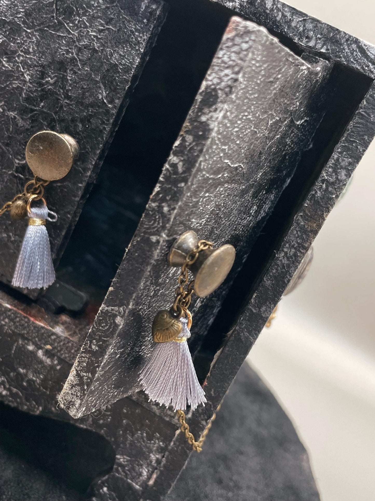 Victorian Gothic Cabinet with Skulls & Relics