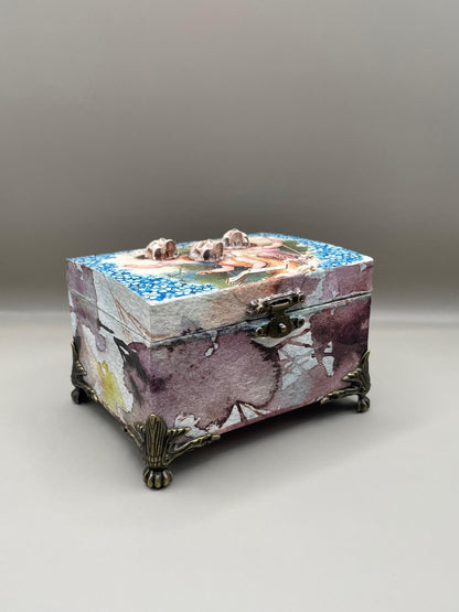 Skull and Cherub Gothic Box