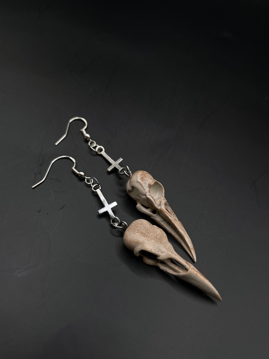 Infernal Cross Earrings
