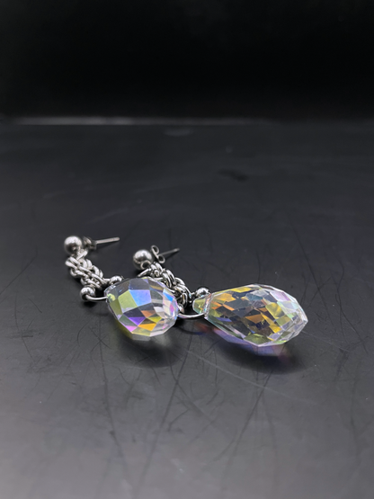 Moonlight Tears I Chainmail Earrings