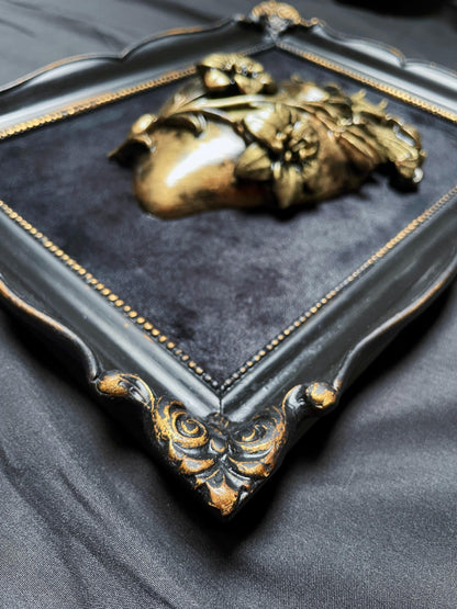 Gothic Wall Art Relic: Sacred Heart of Joseph framed