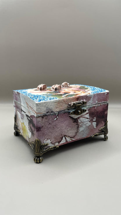 Skull and Cherub Gothic Box