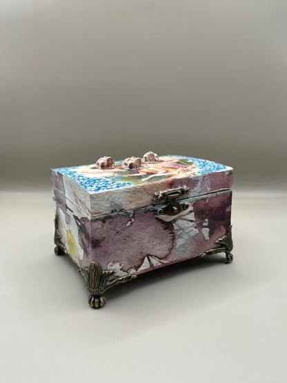 Skull and Cherub Gothic Box